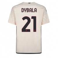 Fotballdrakt Herre AS Roma Paulo Dybala #21 Bortedrakt 2023-24 Kortermet
